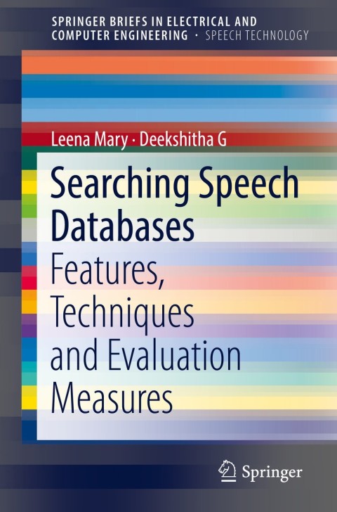 Cover image for book Searching Speech Databases