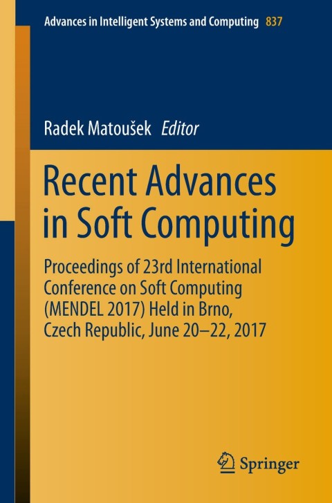 Cover image for book Recent Advances in Soft Computing