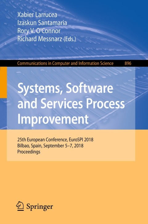 Cover image for book Systems, Software and Services Process Improvement