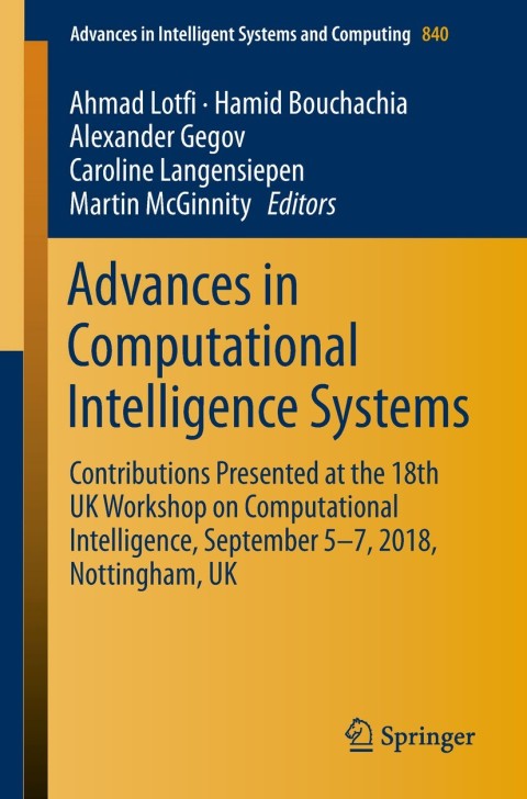 Cover image for book Advances in Computational Intelligence Systems