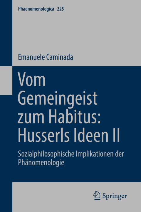 Cover image for book Vom Gemeingeist zum Habitus: Husserls Ideen II