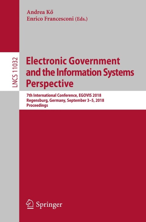 Cover image for book Electronic Government and the Information Systems Perspective