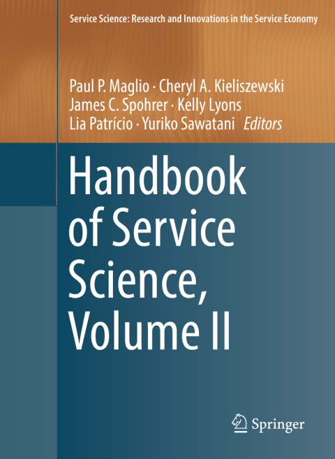 Cover image for book Handbook of Service Science, Volume II