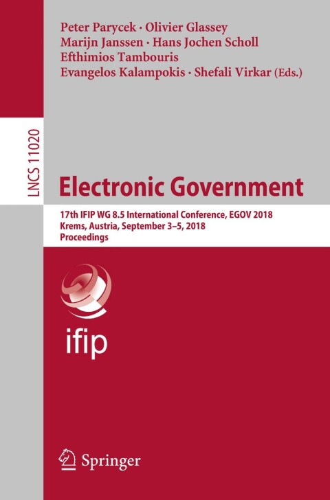 Cover image for book Electronic Government