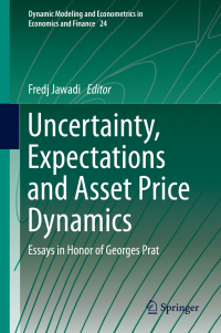 Cover image: Uncertainty, Expectations and Asset Price Dynamics 9783319987132