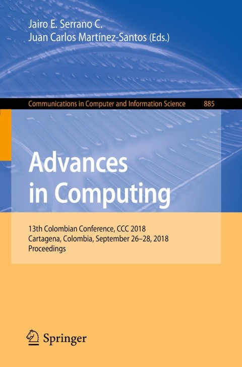 Cover image for book Advances in Computing