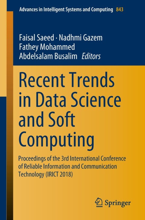 Cover image for book Recent Trends in Data Science and Soft Computing