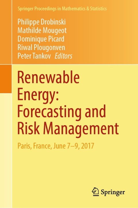 Cover image for book Renewable Energy: Forecasting and Risk Management