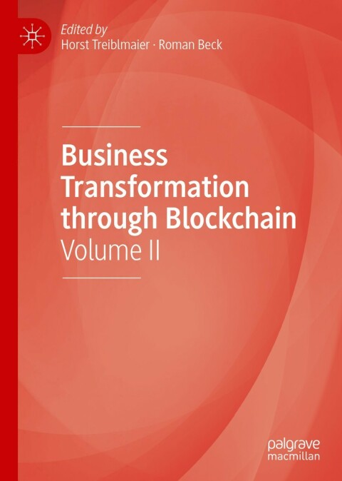 Cover image for book Business Transformation through Blockchain