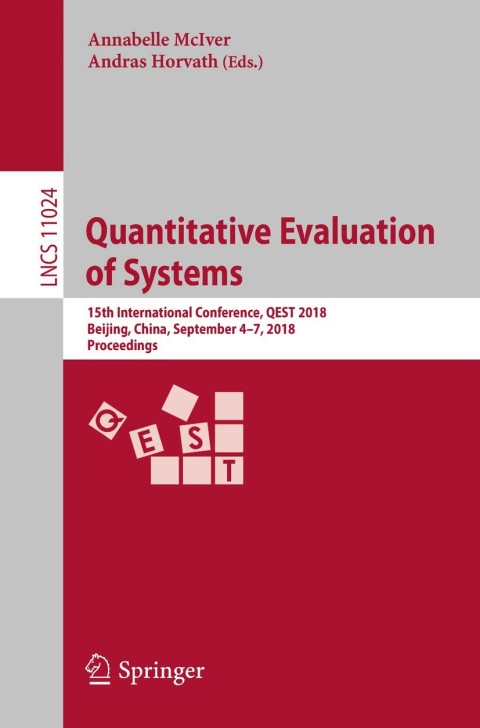 Cover image for book Quantitative Evaluation of Systems