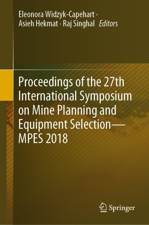 Cover image for book Proceedings of the 27th International Symposium on Mine Planning and Equipment Selection - MPES 2018