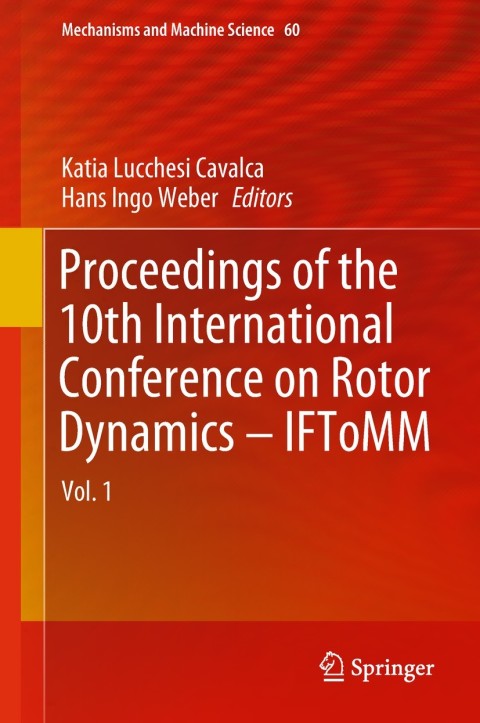Cover image for book Proceedings of the 10th International Conference on Rotor Dynamics – IFToMM