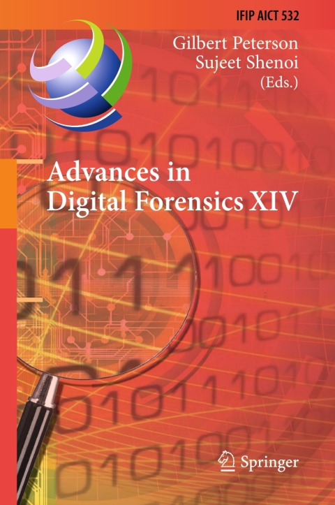 Cover image for book Advances in Digital Forensics XIV