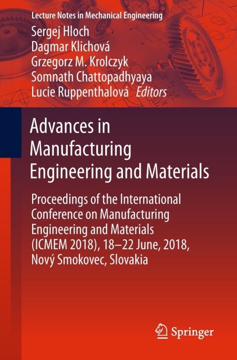 Cover image for book Advances in Manufacturing Engineering and Materials