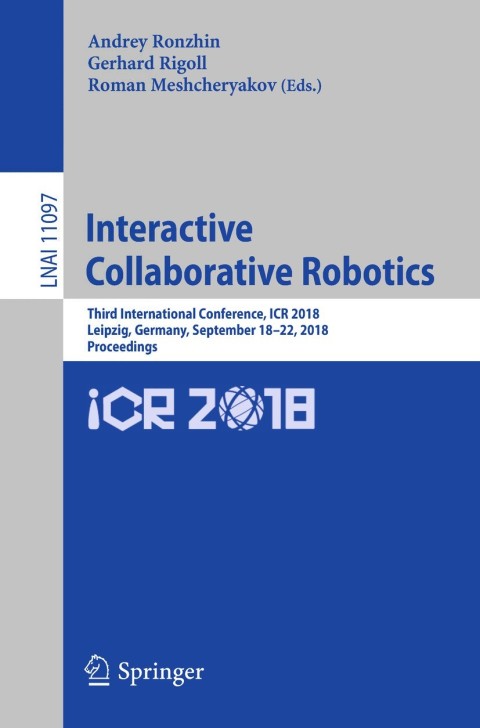 Cover image for book Interactive Collaborative Robotics