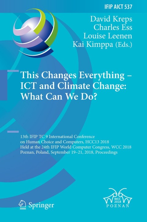 Cover image for book This Changes Everything – ICT and Climate Change: What Can We Do?
