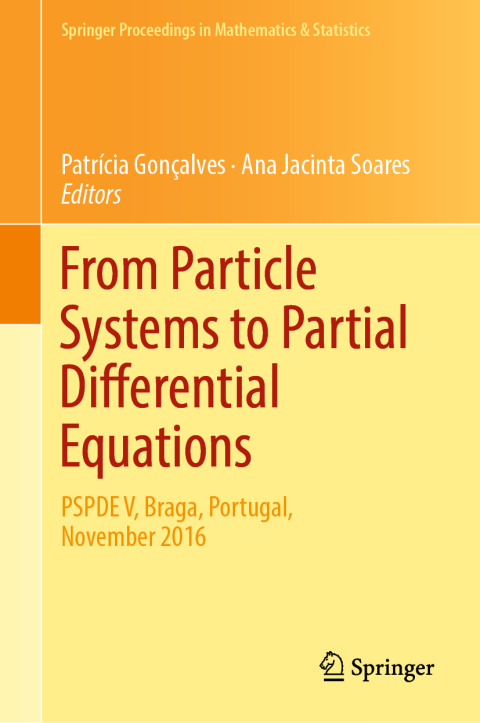 Cover image for book From Particle Systems to Partial Differential Equations