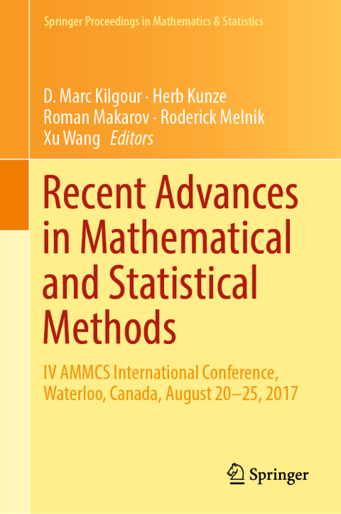 Cover image for book Recent Advances in Mathematical and Statistical Methods