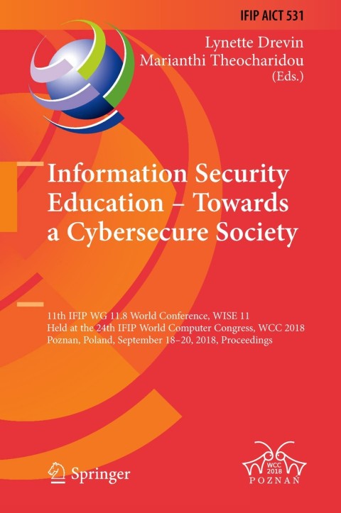 Cover image for book Information Security Education – Towards a Cybersecure Society