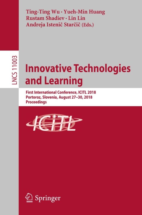 Cover image for book Innovative Technologies and Learning