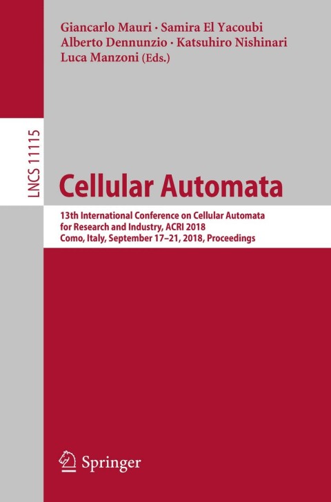 Cover image for book Cellular Automata