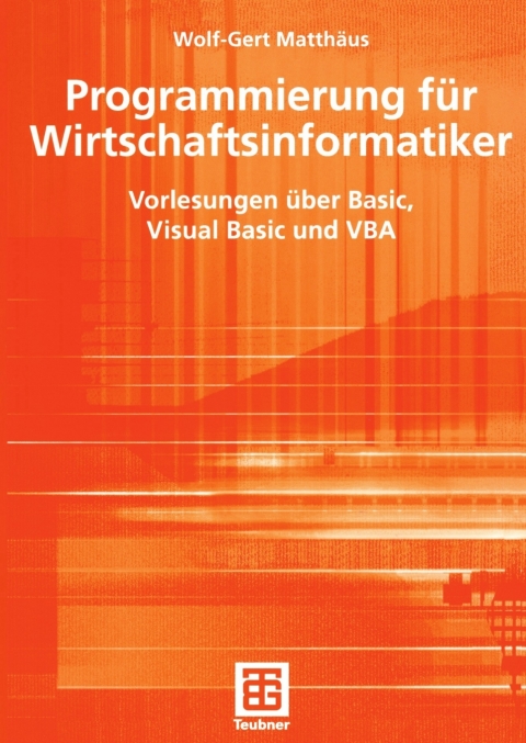 Cover image for book Programmierung für Wirtschaftsinformatiker