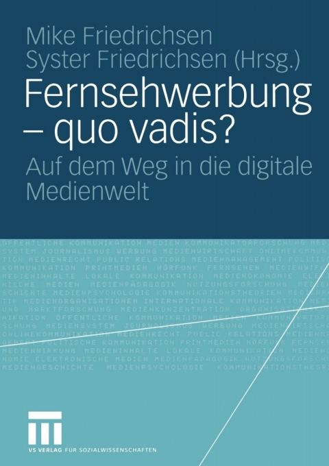 Cover image for book Fernsehwerbung — quo vadis?