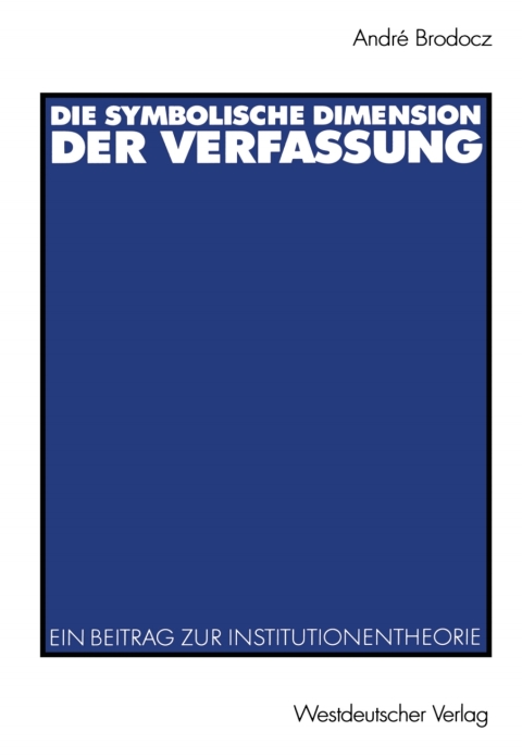Cover image for book Die symbolische Dimension der Verfassung