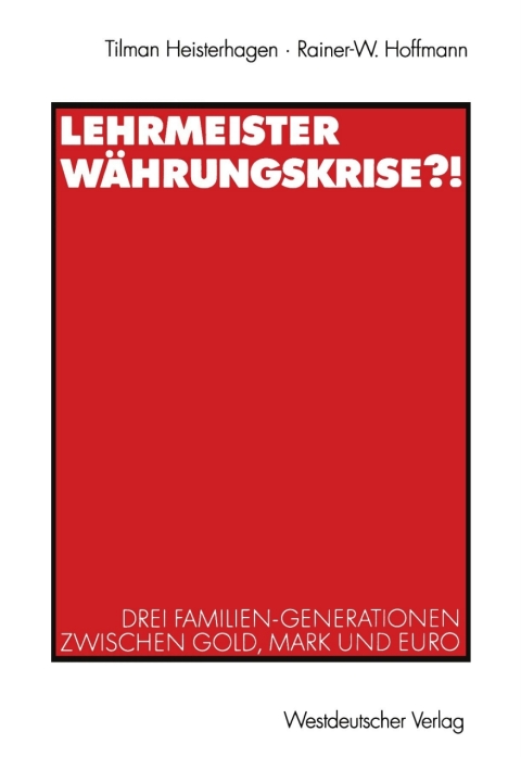 Cover image for book Lehrmeister Währungskrise?!