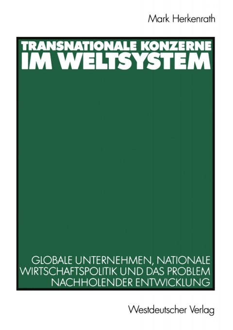 Cover image for book Transnationale Konzerne im Weltsystem