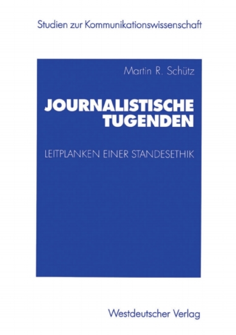 Cover image for book Journalistische Tugenden
