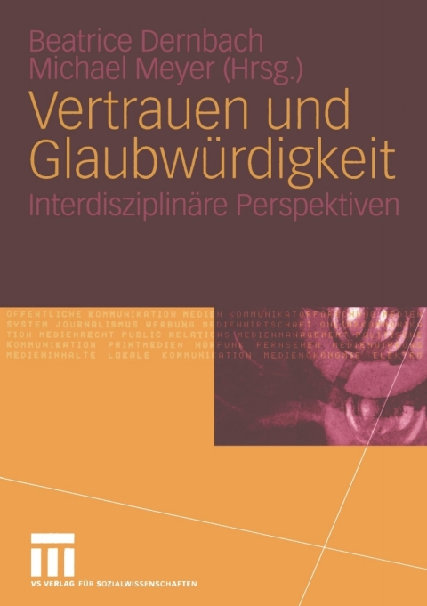 Cover image for book Vertrauen und Glaubwürdigkeit