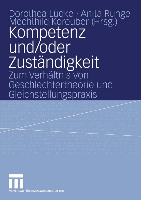 Cover image for book Kompetenz und/oder Zuständigkeit