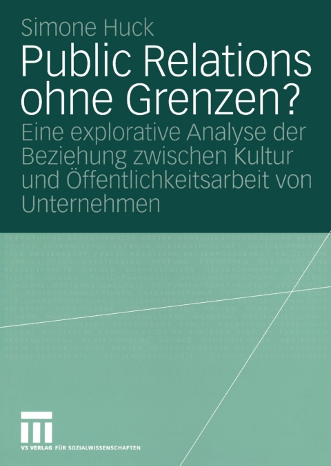Cover image for book Public Relations ohne Grenzen?