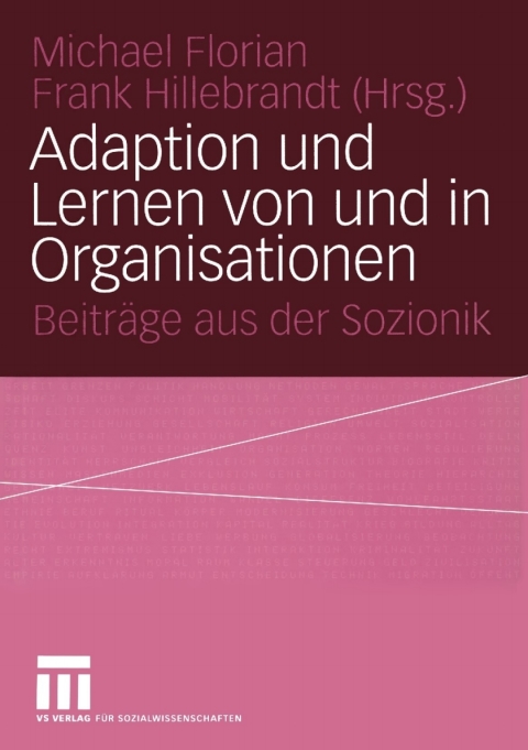 Cover image for book Adaption und Lernen von und in Organisationen