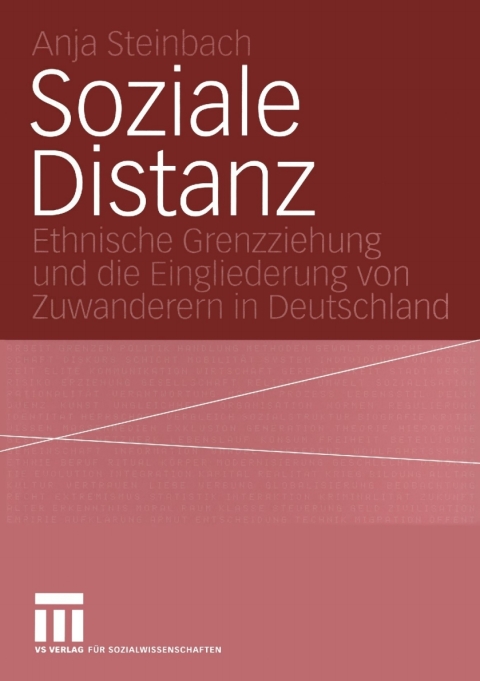Cover image for book Soziale Distanz