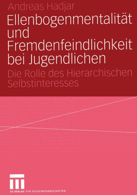 Cover image for book Ellenbogenmentalität und Fremdenfeindlichkeit bei Jugendlichen