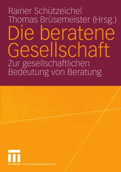 Cover image for book Die beratene Gesellschaft
