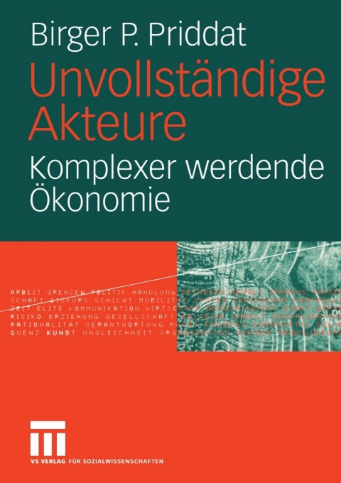 Cover image for book Unvollständige Akteure