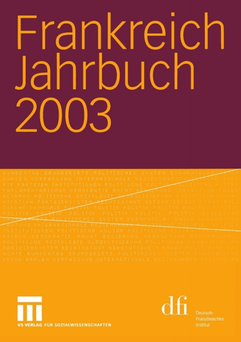 Cover image for book Frankreich Jahrbuch 2003