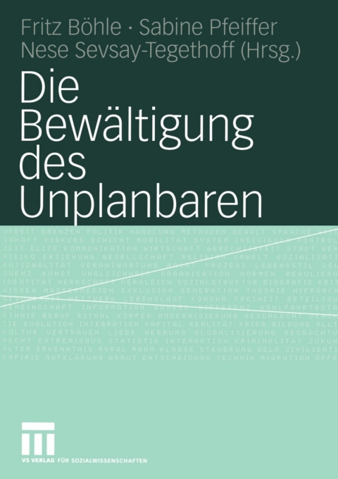 Cover image for book Die Bewältigung des Unplanbaren