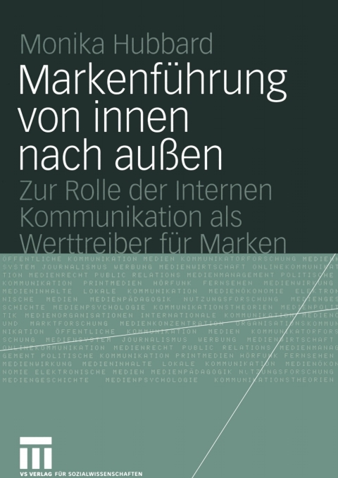 Cover image for book Markenführung von innen nach außen
