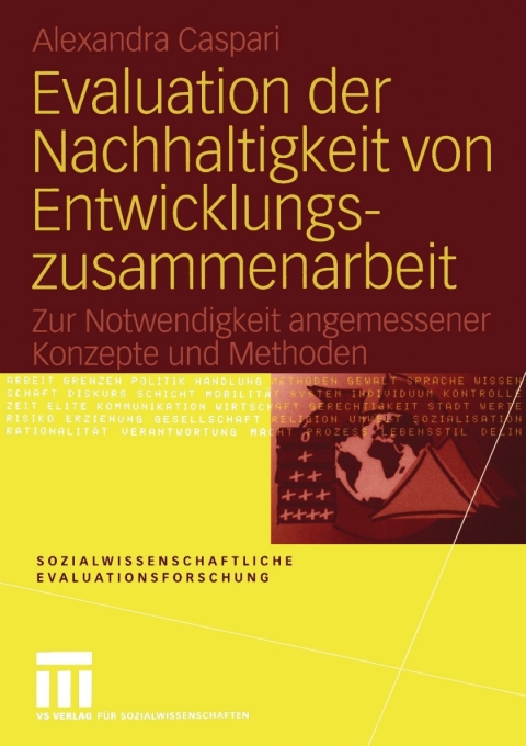Cover image for book Evaluation der Nachhaltigkeit von Entwicklungszusammenarbeit