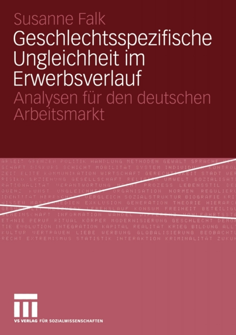 Cover image for book Geschlechtsspezifische Ungleichheit im Erwerbsverlauf