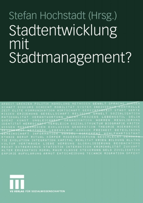 Cover image for book Stadtentwicklung mit Stadtmanagement?