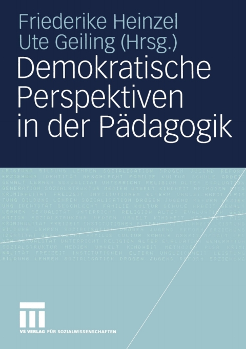 Cover image for book Demokratische Perspektiven in der Pädagogik