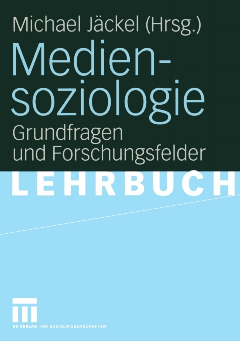 Cover image for book Mediensoziologie