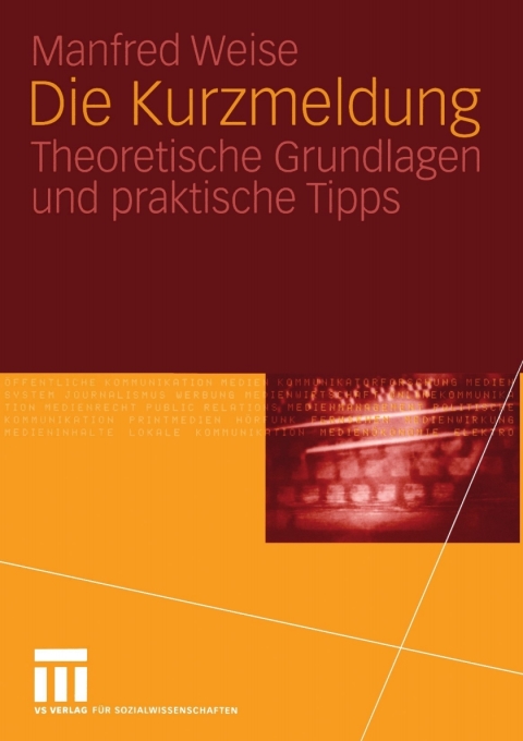 Cover image for book Die Kurzmeldung