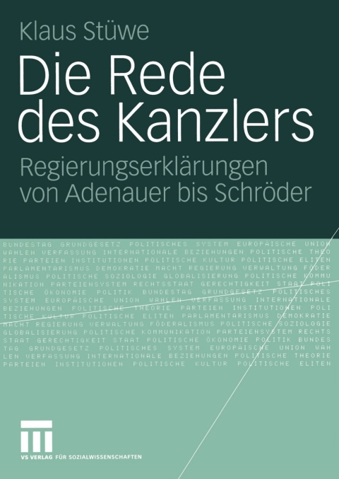 Cover image for book Die Rede des Kanzlers