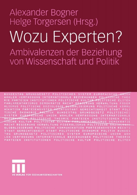 Cover image for book Wozu Experten?